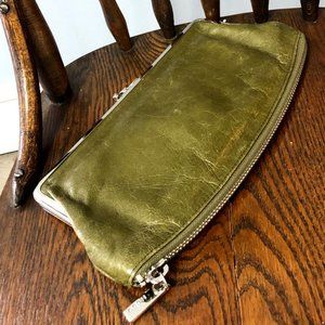 Olive green HOBO Clutch/Wallet